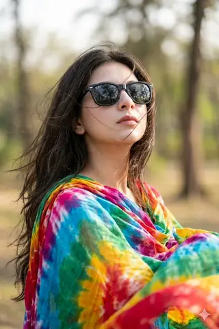 Промпт для портрета женщины с сохранением внешности по референсу.
