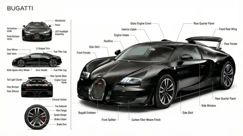 Пример промпта для технической визуализации продукта Porsche по фото.