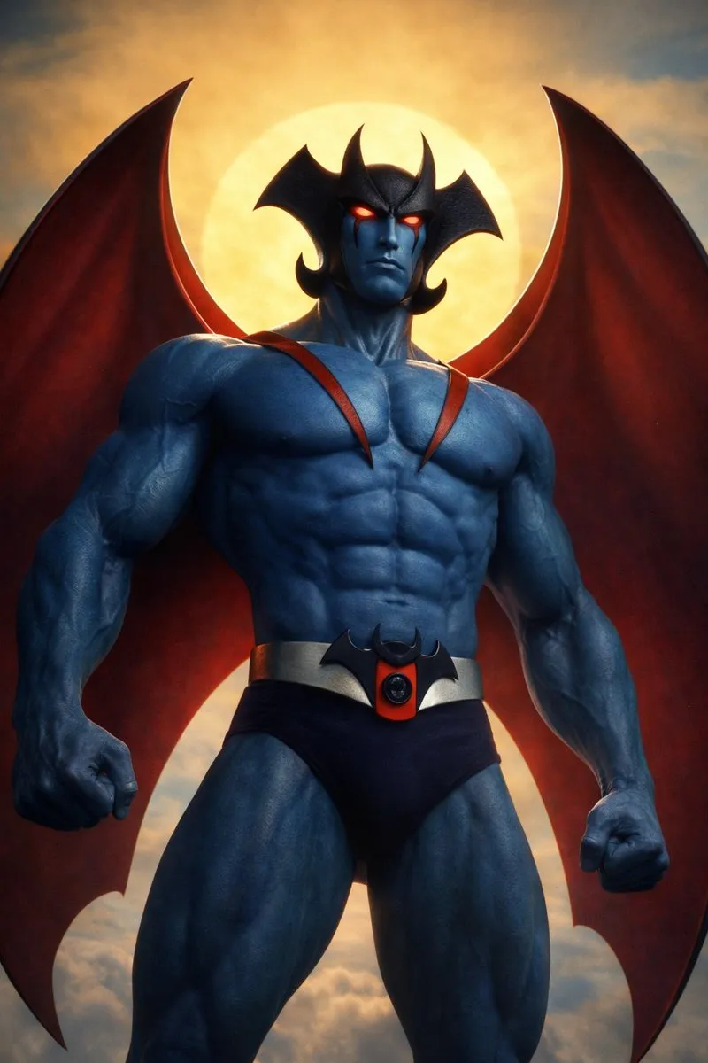 Промпт для реалистичного рендера персонажа Devilman в стиле 3DCG. · пример 2