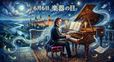 Пианист играет в фэнтезийной художественной стилистике.