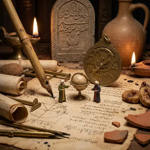 Пример промпта для макродиорамы по выбранному изобретению и исторической эпохе.