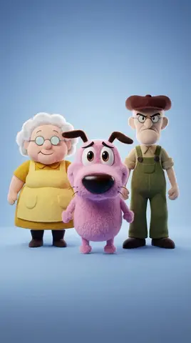 Мягкая 3D-игрушка с пушистым мехом и большими глазами на чистом градиентном фоне.