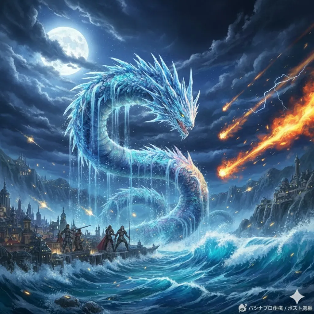 Nishimura Mizuki рядом с Leviathan. · пример 3