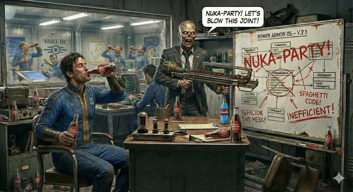 Пример промта с терминами Nuka-Launcher и Ghoul из Fallout. · пример 3