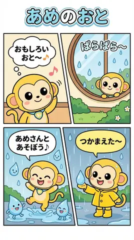 Публикация о выпуске манги «Rain Sound» из серии Nano Monkey’s Adventure Series.