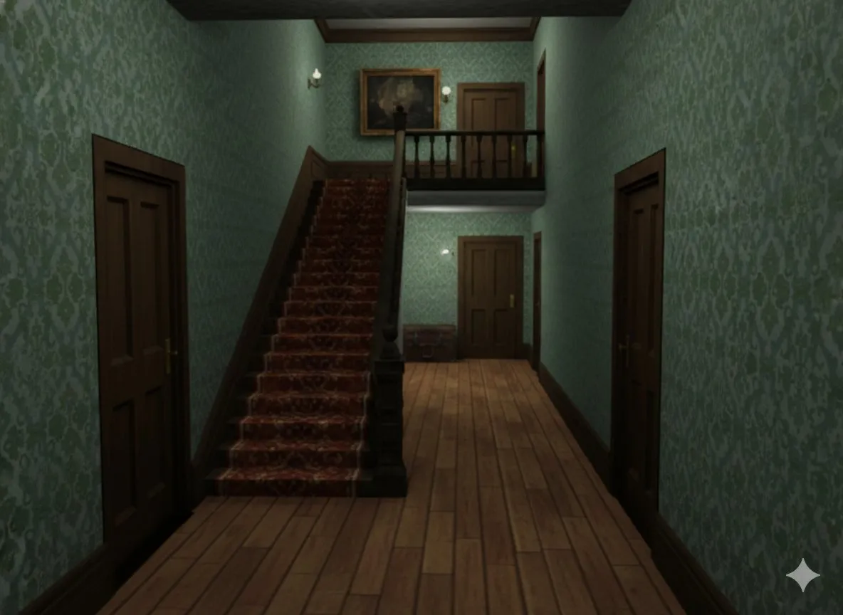 Фон в стиле низкополигональной игры PlayStation 1. · пример 1