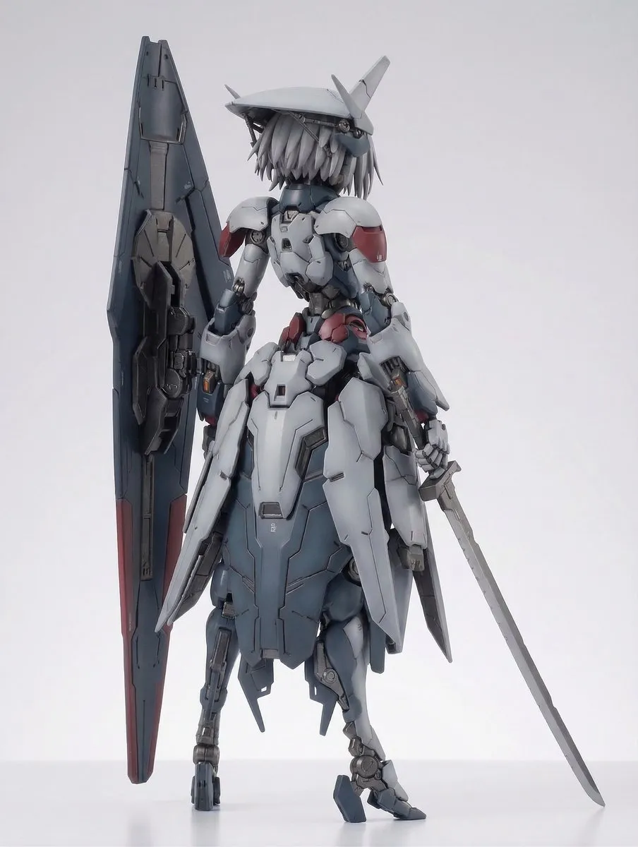 Заметка о фигурке KNIGHT MECHA GIRL и сложностях сборки. · пример 2