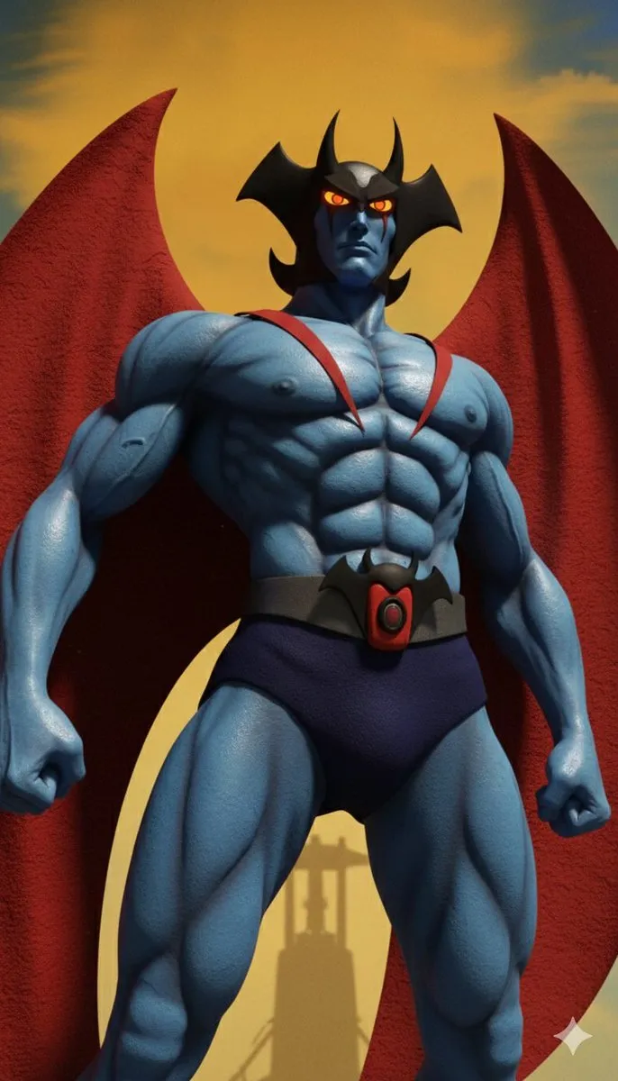 Промпт для реалистичного рендера персонажа Devilman в стиле 3DCG. · пример 3