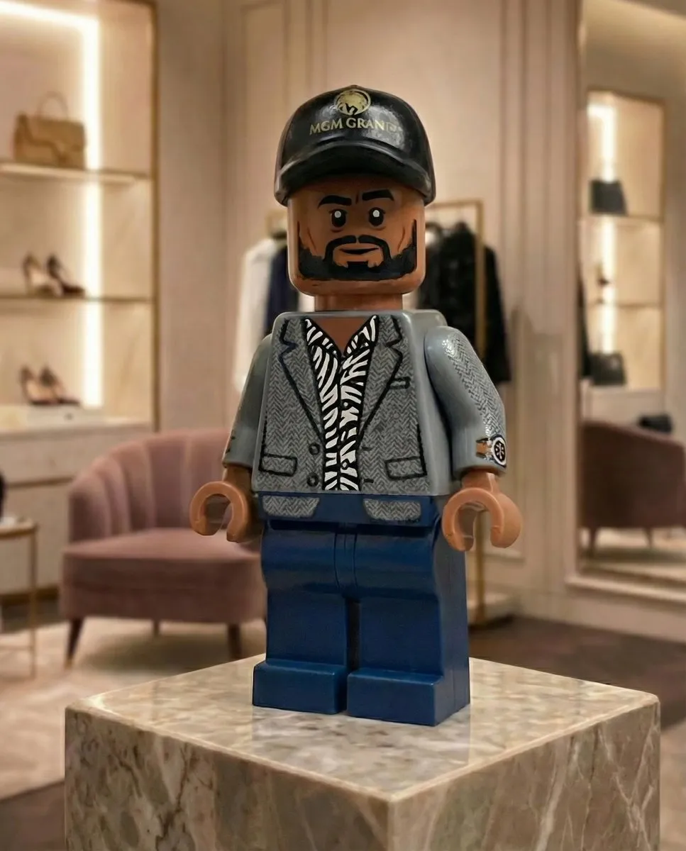 Пример персонажа в стиле конструктора LEGO. · пример 2