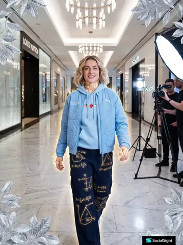 Промпт для редакционной модной фотографии со светящимися золотыми формулами на одежде.