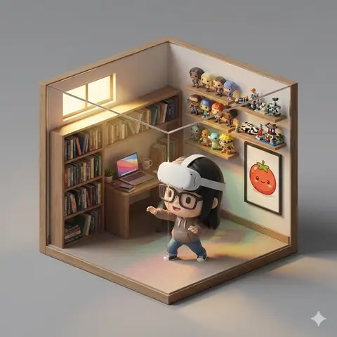 Пример короткого промпта для изометрического 3D-куба.