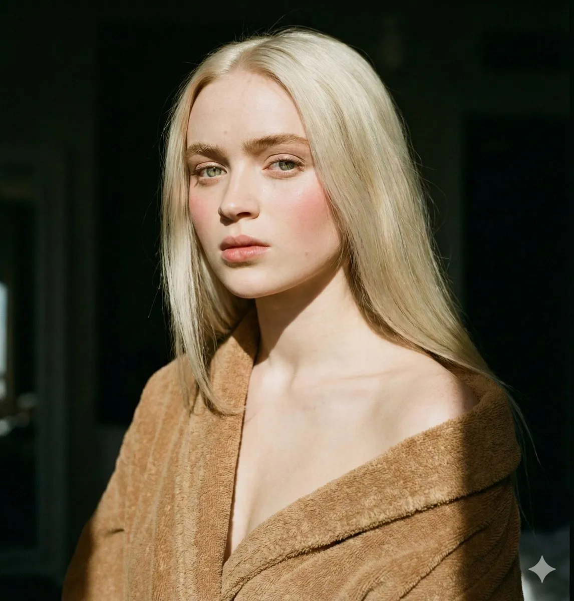 Пример JSON-промпта для кинематографичного портрета с контрастным светом. · пример 2
