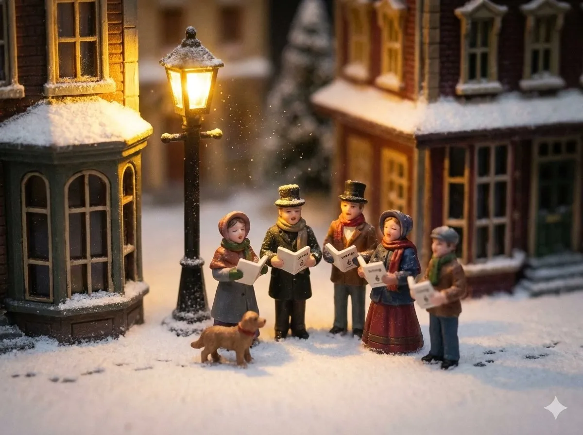 Пример промта для диорамы с крошечными фигурками и эффектом tilt-shift. · пример 2