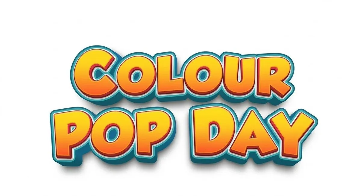 Инструкция для замены надписи Children's Day Fest на Colour Pop Day с разрывом строки.