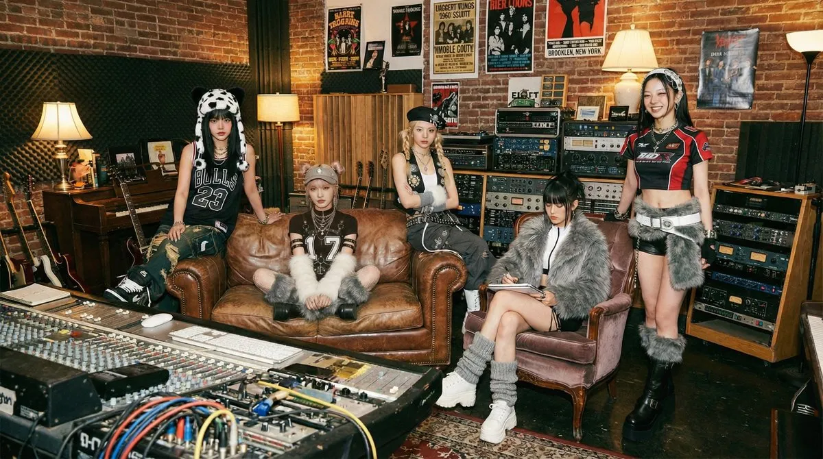 Описание генерации вымышленной K-pop-исполнительницы по пяти изображениям-референсам. · пример 2