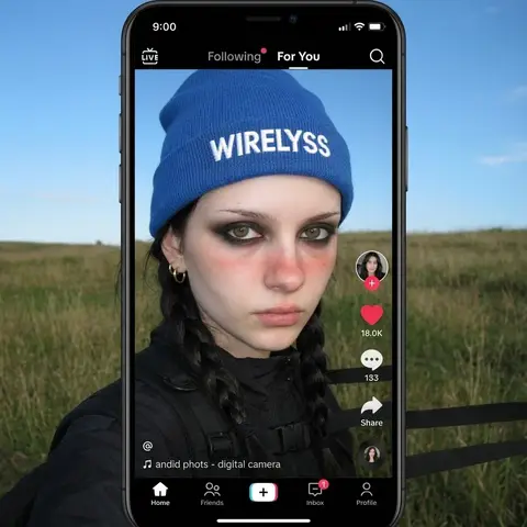 Пример портрета, объединяющего пользователя и его фотографию профиля.