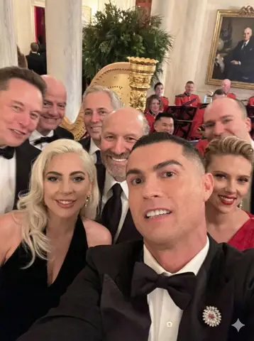 Пример редактирования фотографий с заменой женщин на Леди Гагу и Скарлетт Йоханссон.