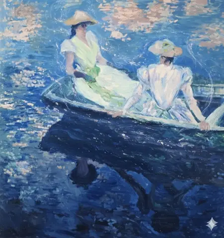 Пример промта для создания изображения Monet в эфирном стиле.