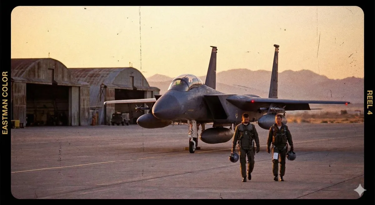 Короткий запрос на изображение ленивца, тунца и F-15E. · пример 2