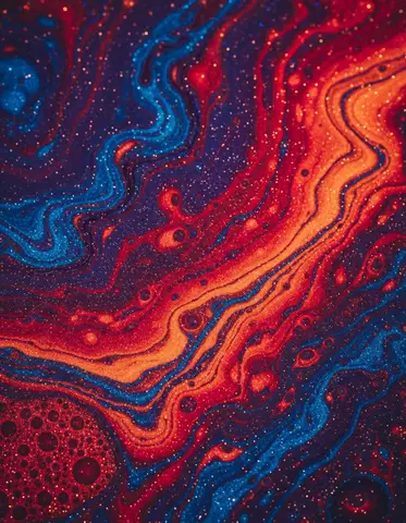 Пример из источника для абстрактной переливчатой цветовой текстуры.