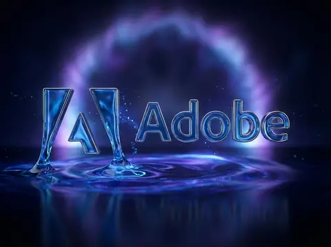 Пример кинематографичного 3D-логотипа с автоматически выбранной фактурой.