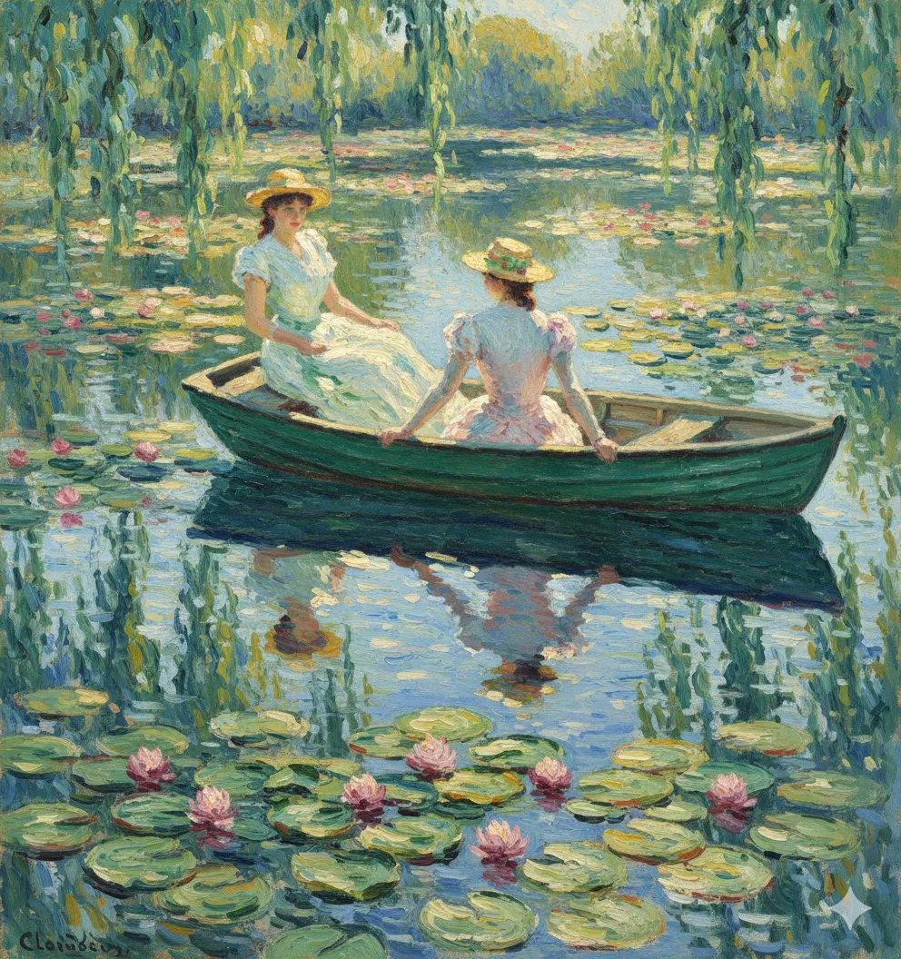 Короткий текстовый промпт для преобразования изображения в стиле Monet. · пример 2