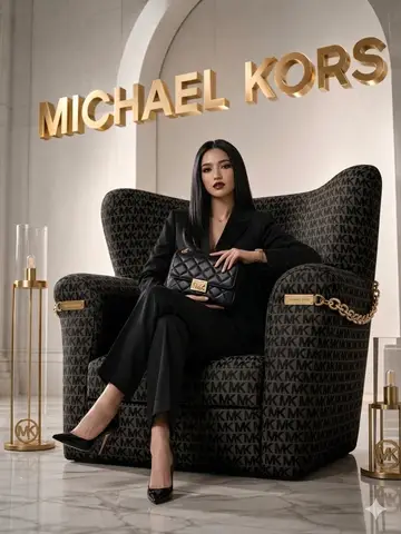Пример промпта для модной кампании Michael Kors.