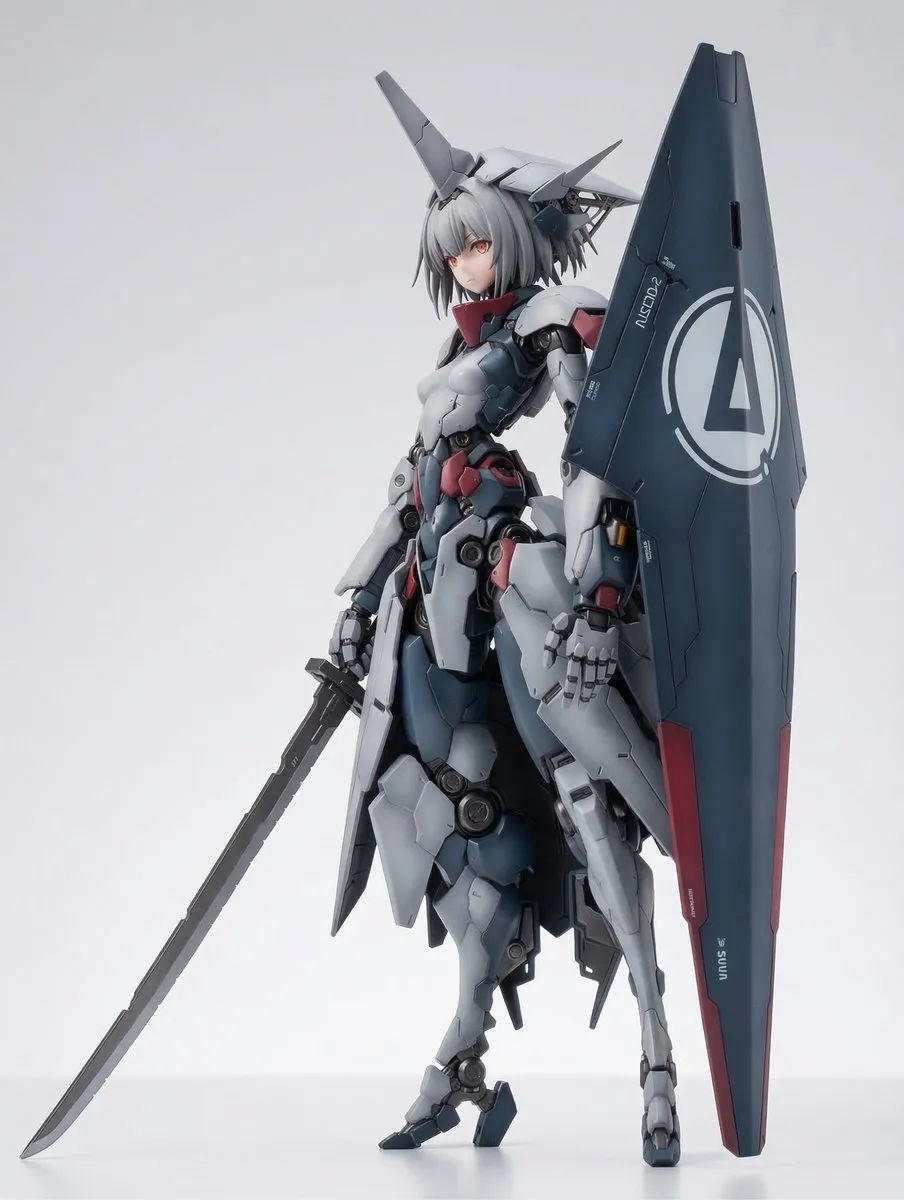 Заметка о фигурке KNIGHT MECHA GIRL и сложностях сборки. · пример 1