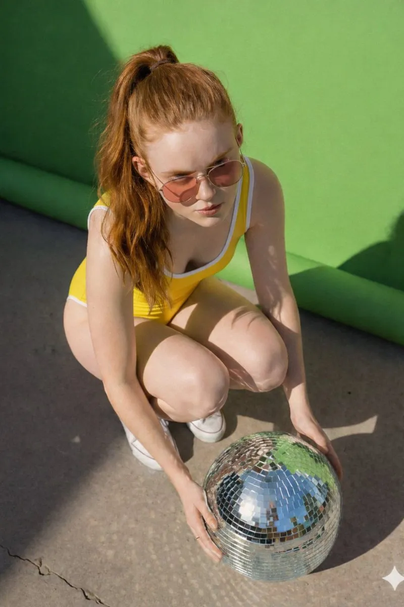 JSON-набор из четырёх описаний портретов Sadie Sink, Ana de Armas и Billie Eilish. · пример 1