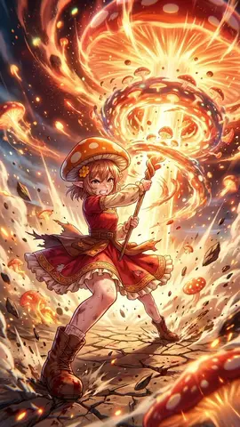 Персонаж Ultimate Mushroom Crusher готовится к спортивному состязанию