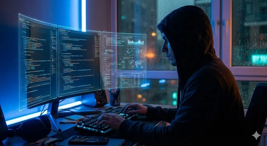 Пример из источника к шаблону камеры Nano Banana Pro с настраиваемыми параметрами сцены и освещения.