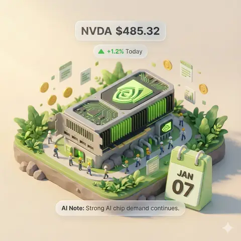 Пример промпта для визуализации биржевых данных в виде 3D-диорамы.